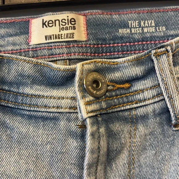 Kensie " The Kaya” wide legged jeans - Picture 2 of 3